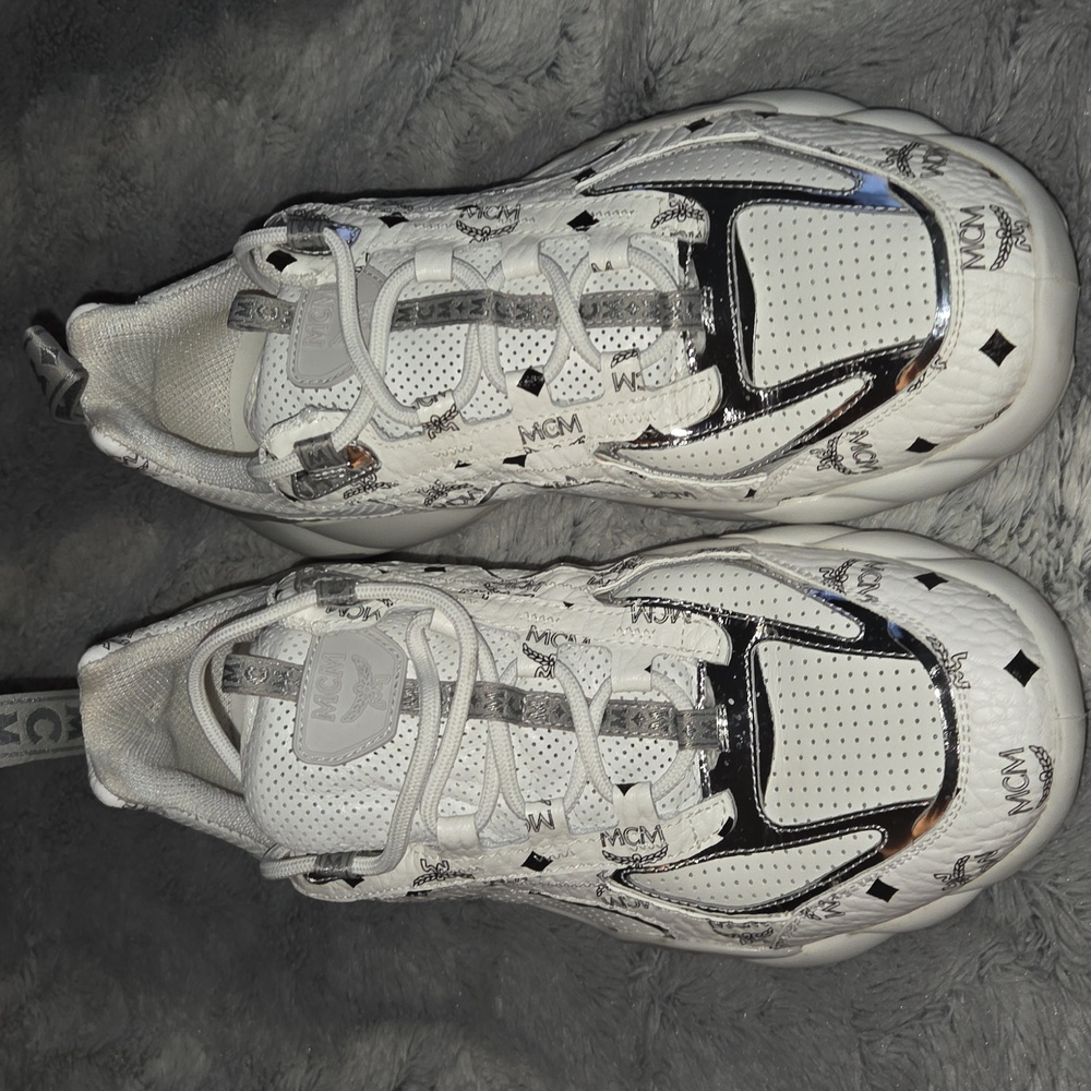 MCM Sneakers with Silver Accents